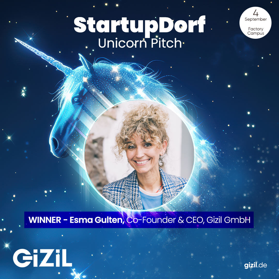 StartupDorf Unicorn Pitch Winner - Esma Gulten, Gizil GmbH
